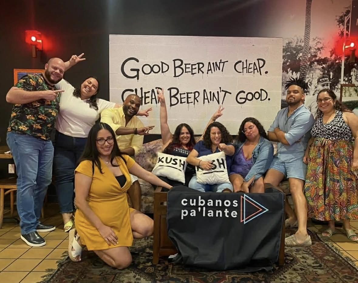 Cubanos Pa'lante community gathering