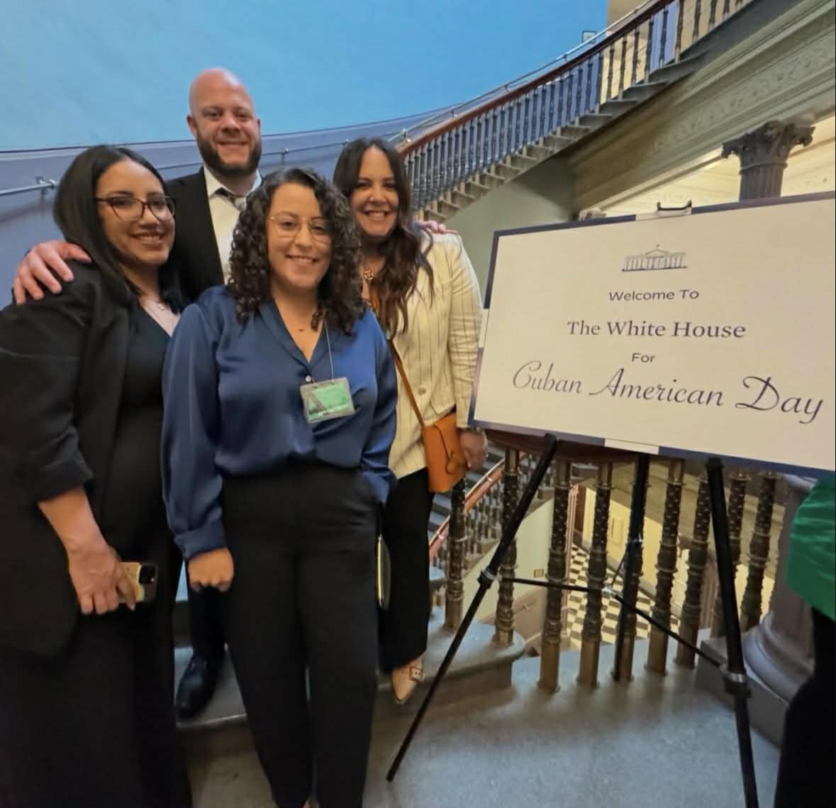 Cubanos Pa'lante at the White House for Cuban American Day 2024